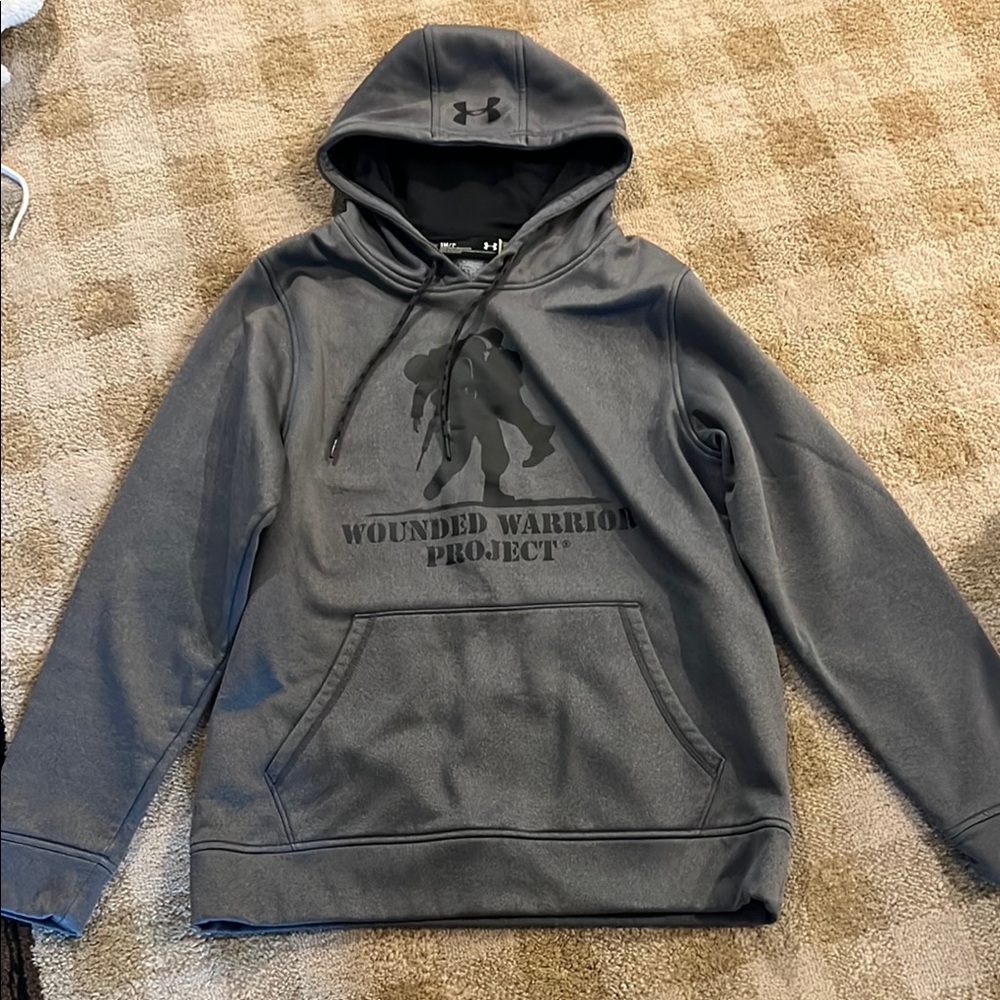Under Armour Charcoal Hoodie - Wounded Warrior Project